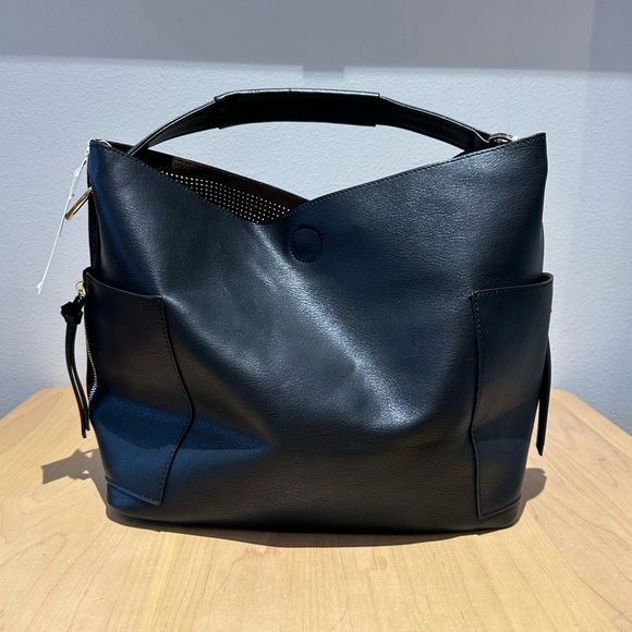 Le Miel Vegan Leather Purse, Black - Picture 2 of 8